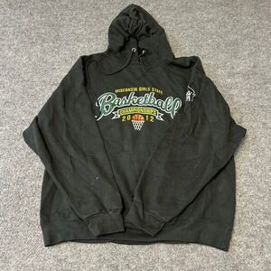 Signature Concepts Hoodie Womens Size L Black Wisconsin Basketball Graphic 2012